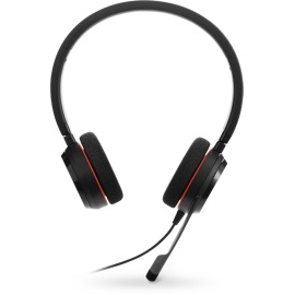  Jabra Evolve 20 UC Stereo Wired Headset / Music Headphones  (U.S. Retail Packaging), Black : Electronics