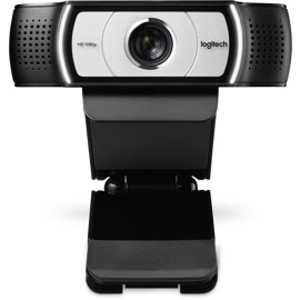 Logitech C930e 1080p HD Webcam with H.264 Compression front view