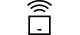 A wireless transmission icon