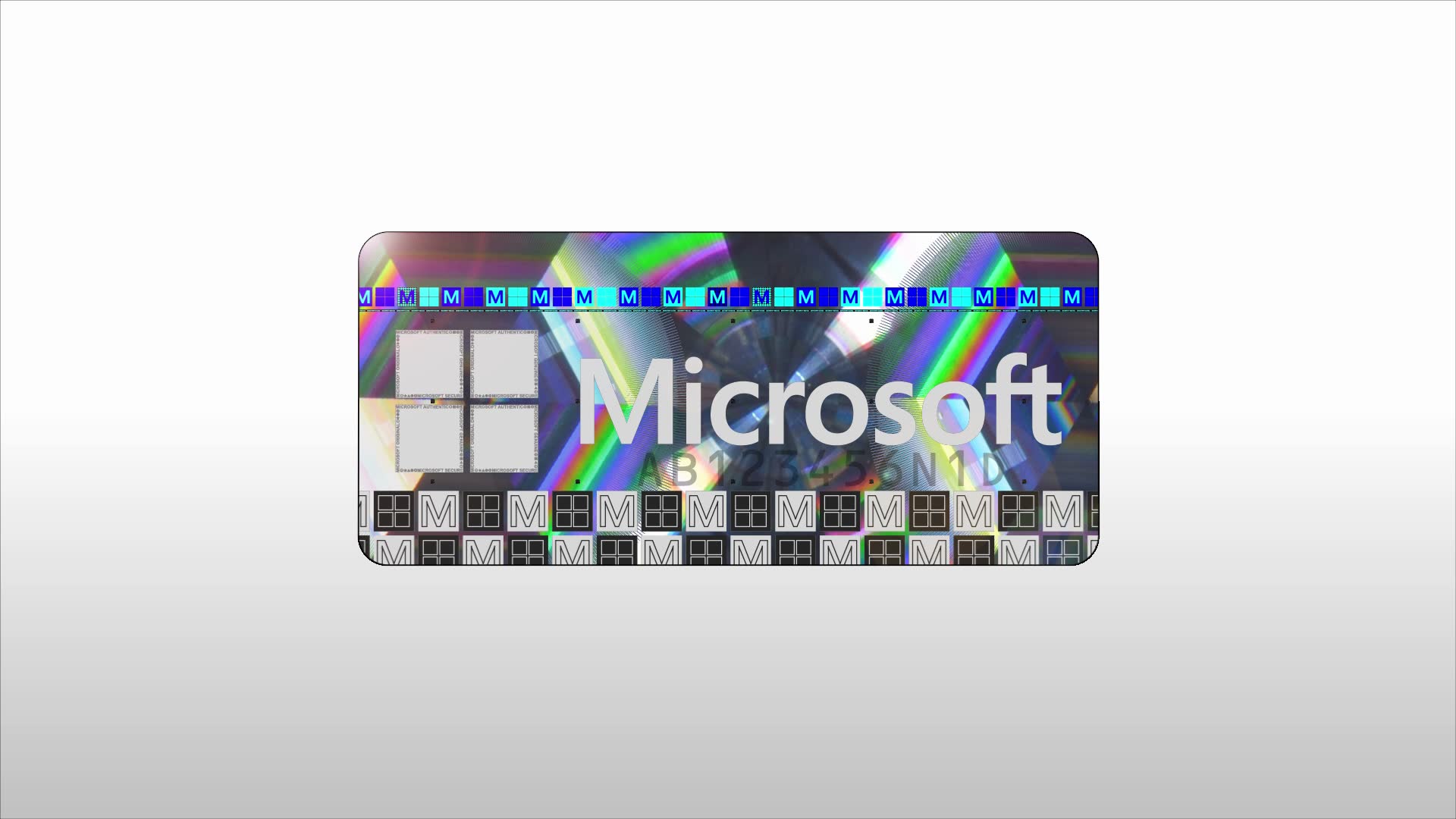 Licence Windows 10 Pro Sticker Authentique