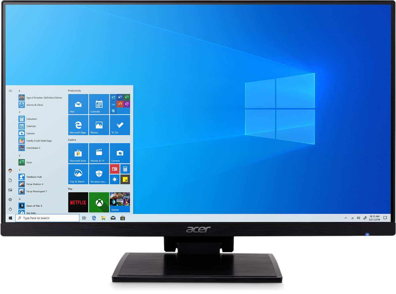 Entertainment warmte fusie Buy Acer UT241Y FHD Touchscreen Monitor - Microsoft Store
