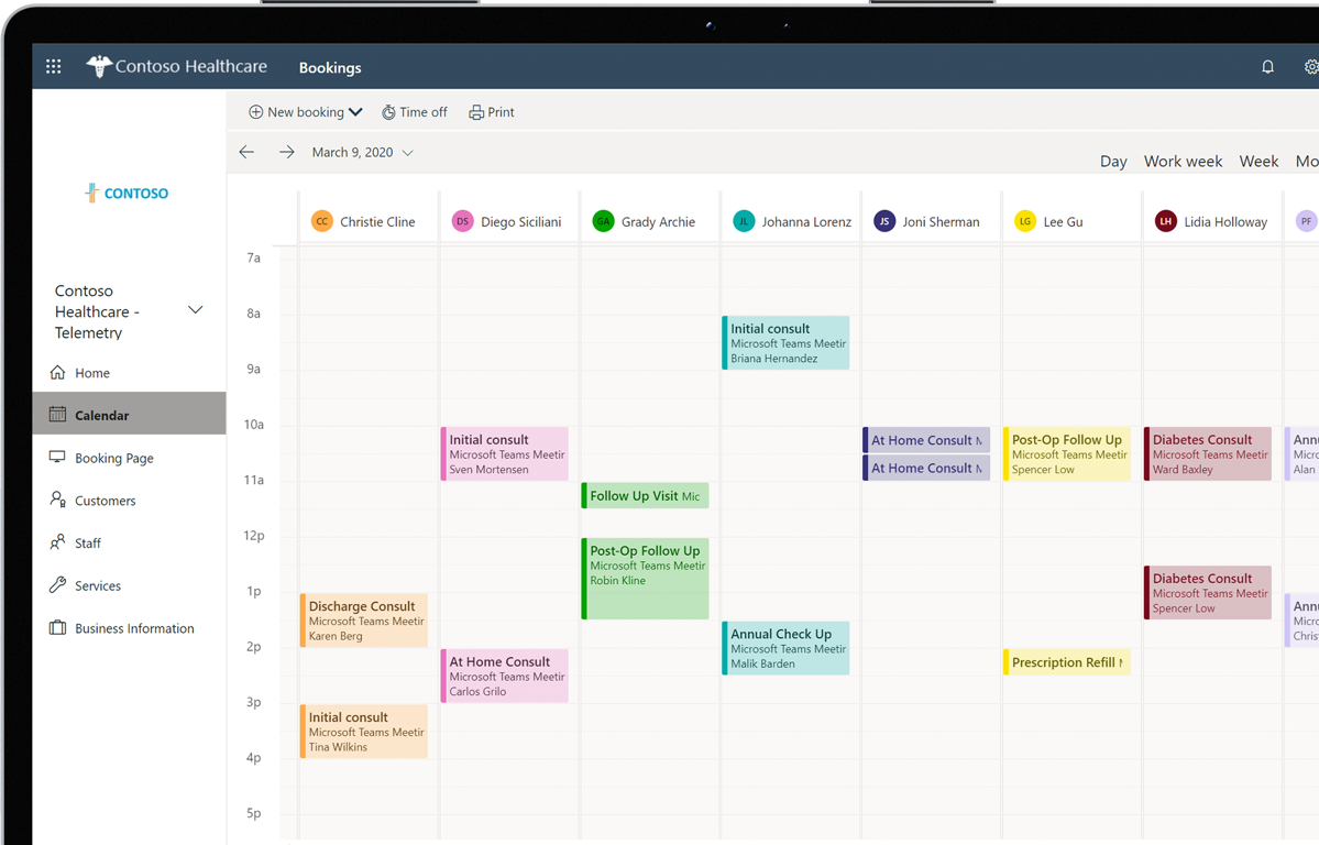 Online Bookings and Appointment Scheduling Microsoft 365