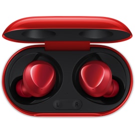 Top view of the Samsung Galaxy Buds+ case - Red