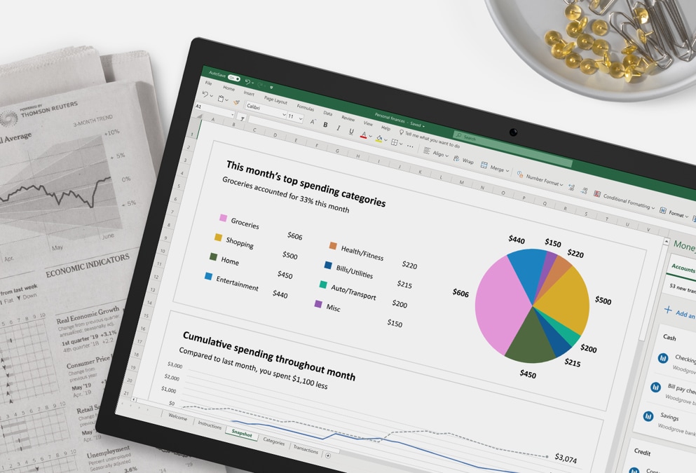Phần mềm bảng tính Microsoft Excel | Microsoft 365