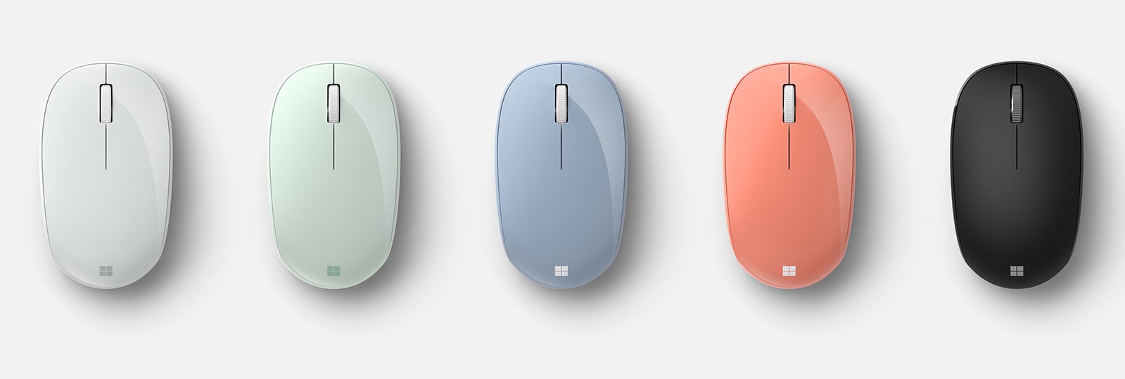 Microsoft Bluetooth® Mouse in colori assortiti.