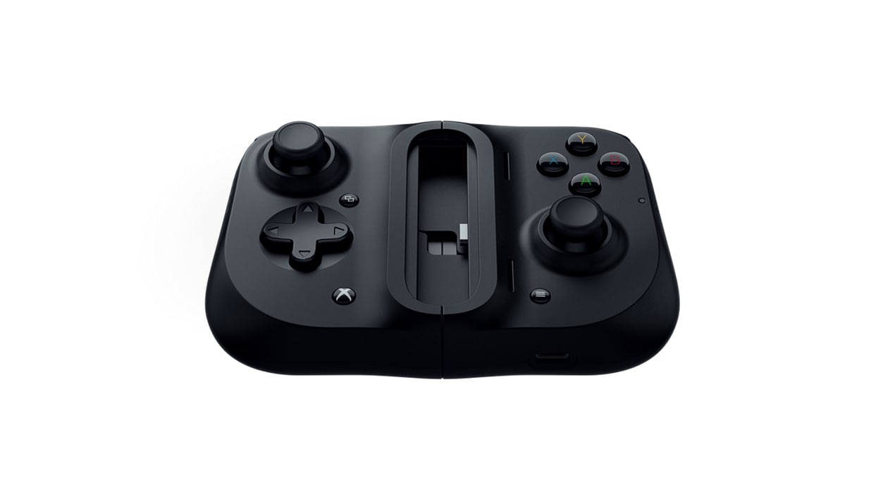 Front Closed Angled View of Razer Kishi for Android (Xbox) Controller 