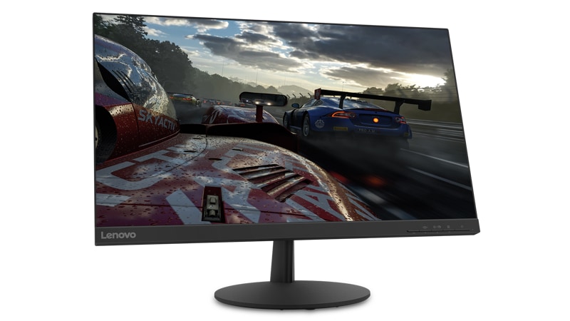 Front left view of the Lenovo L24Q30 QHD Monitor