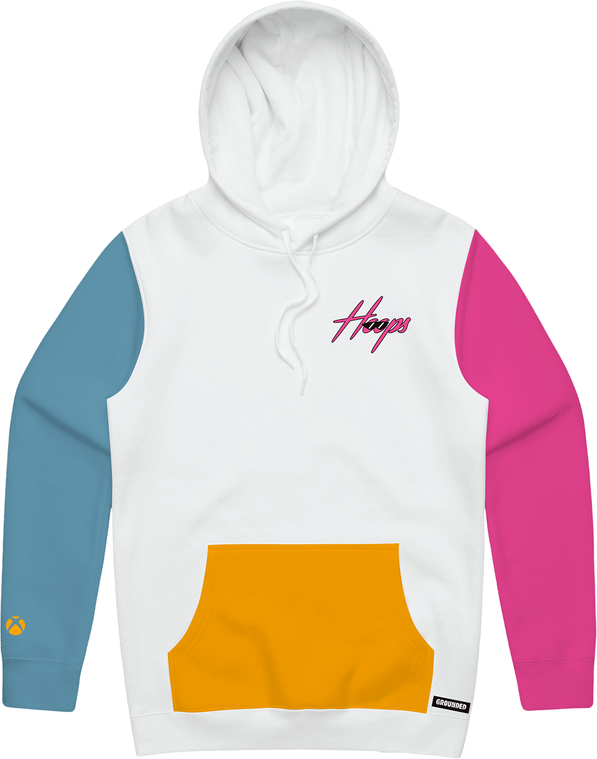 colour block hoodie