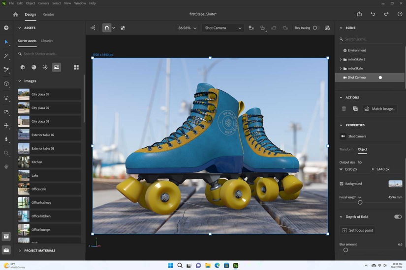 Correzione dei colori di un video in Adobe SpeedGrade.