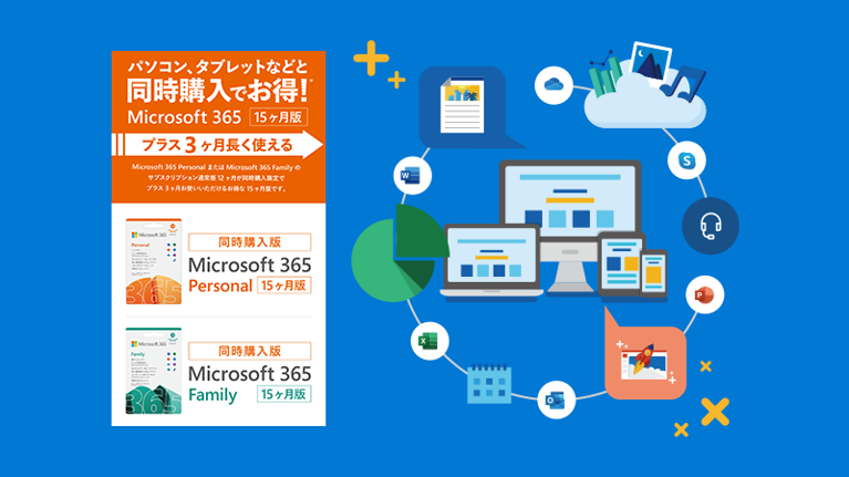 Microsoft 365 15 ヶ月版 - 楽しもう Office
