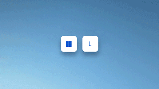 Клавишът Windows и клавишът L