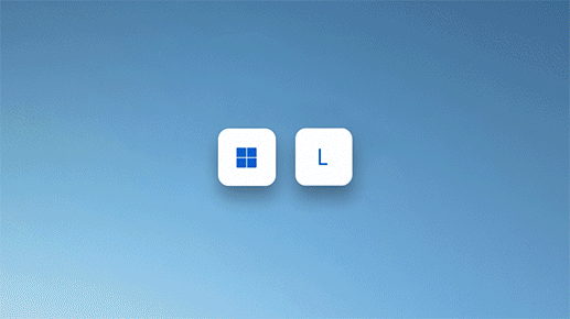 Клавіші «Windows» і «L».