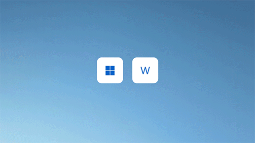 Windows 11-skærm med søgevindue åben