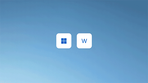 Écran Windows 11 avec fenêtre de recherche ouverte