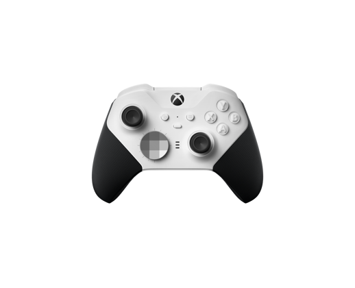 Vista frontal del Mando inalámbrico Xbox Elite Series 2 – Core (blanco)