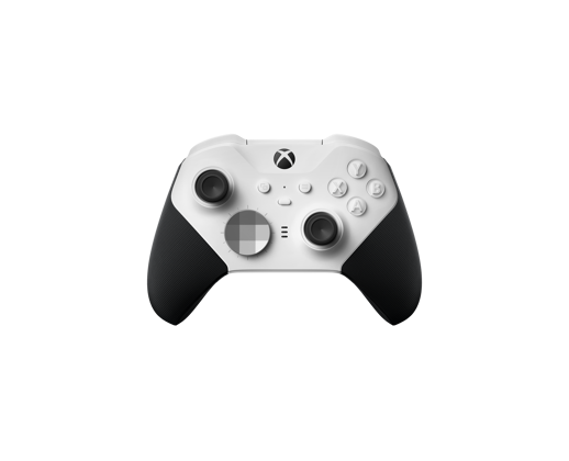 Front view of the Xbox Elite Wireless Controller Series 2 – Core (White)