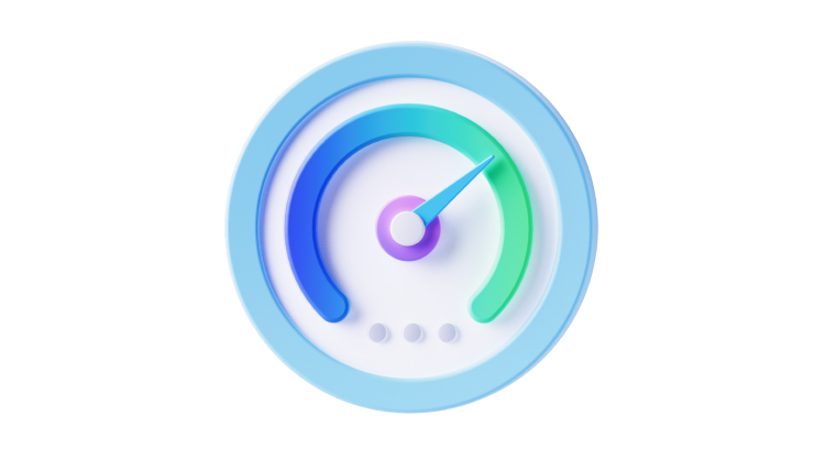 Ilustracja przedstawiająca ikonę wydajności Microsoft Edge.