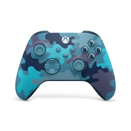 Full front shot of Xbox Wireless Controller – Mineral Camo Special Edition