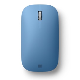 Une souris Microsoft Modern Mobile Mouse de couleur Saphir.