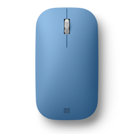 A Microsoft Modern Mobile Mouse in the colour Sapphire.