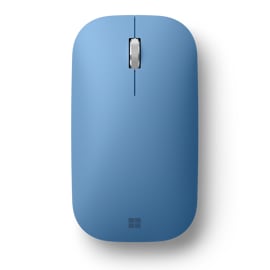 A Microsoft Modern Mobile Mouse in the color Sapphire. 