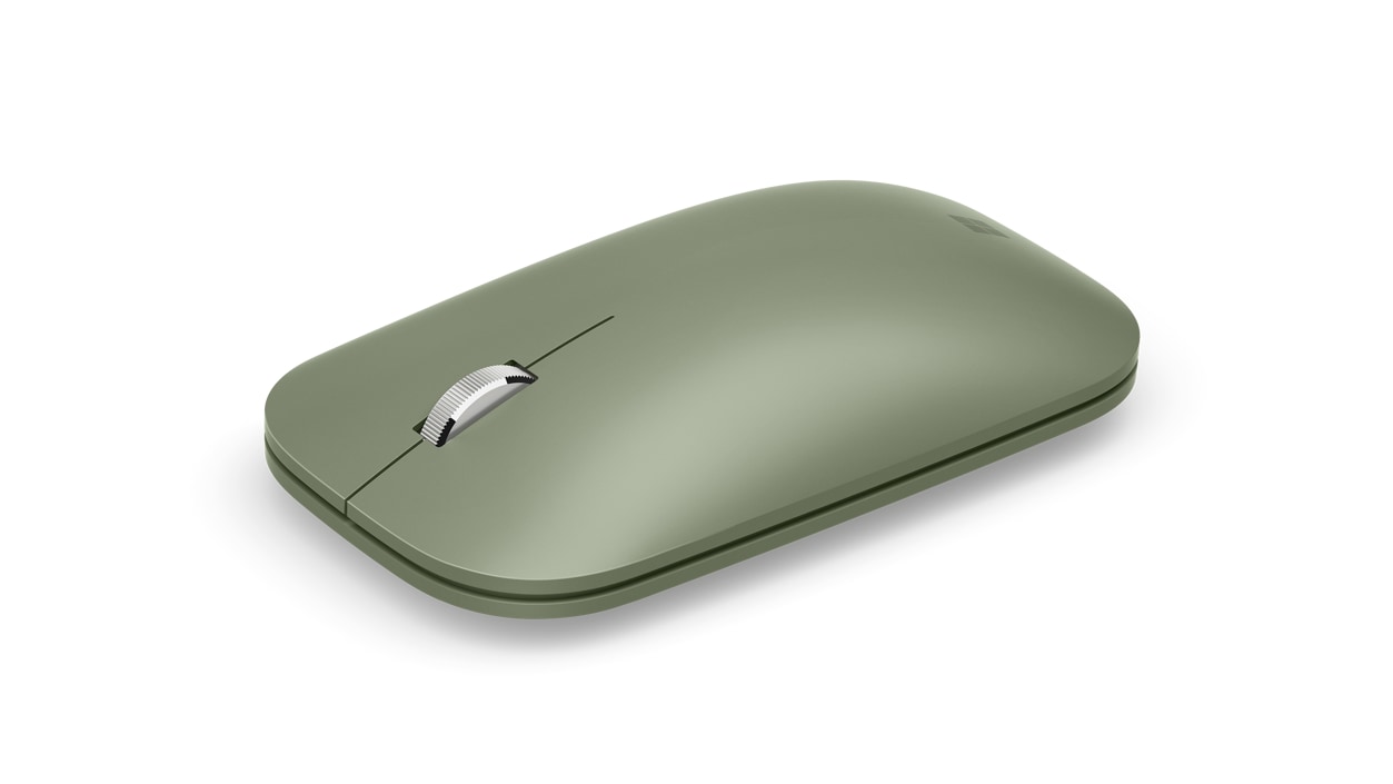Eine Microsoft Modern Mobile Mouse in der Farbe Forest.