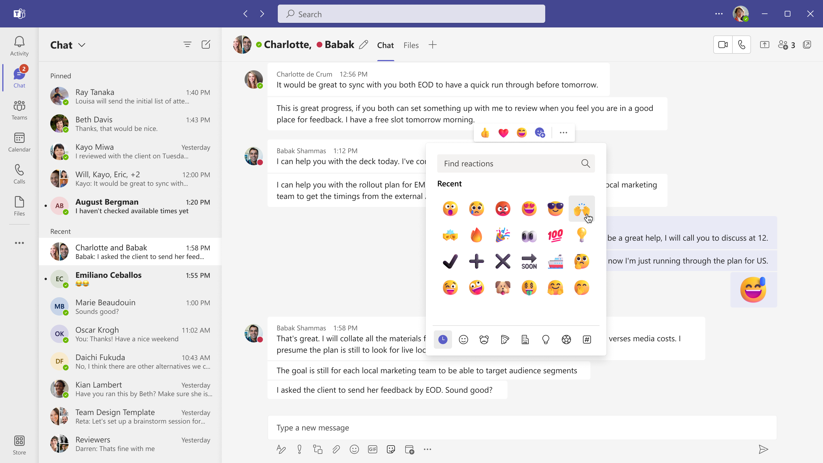 You can apply any emoji as a reaction to chat or channels messages in Teams - OnMSFT.com - September 29, 2022