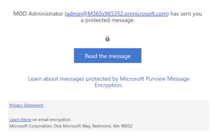 MC455516: Automatic migration of legacy Office 365 Message Encryption to Microsoft Purview Message Encryption