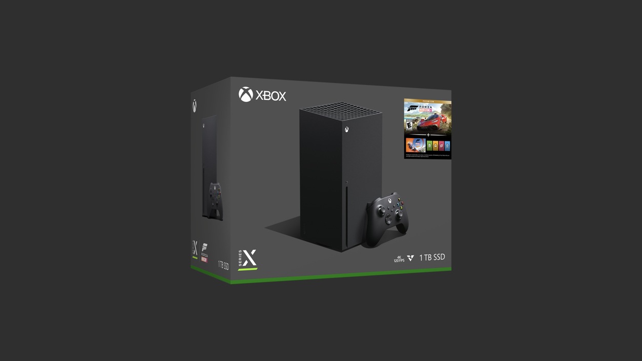 Microsoft Xbox Series X Gaming Console Bundle - 1TB SSD Black Xbox Console  and Wireless Controller with Forza Horizon 4 Full Game
