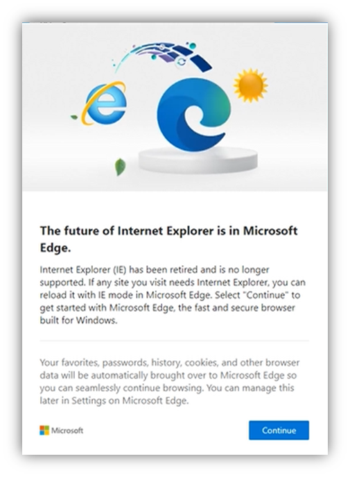 MC486729: New details on IE11 desktop application permanent disablement scheduled for February 14, 2023