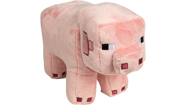 Jinx Minecraft 12" Pig Plush