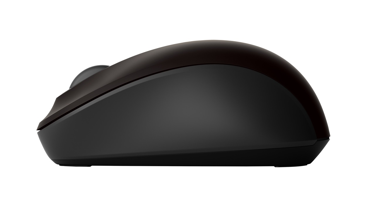 Microsoft Bluetooth Mobile Mouse 3600 (Black) profile view