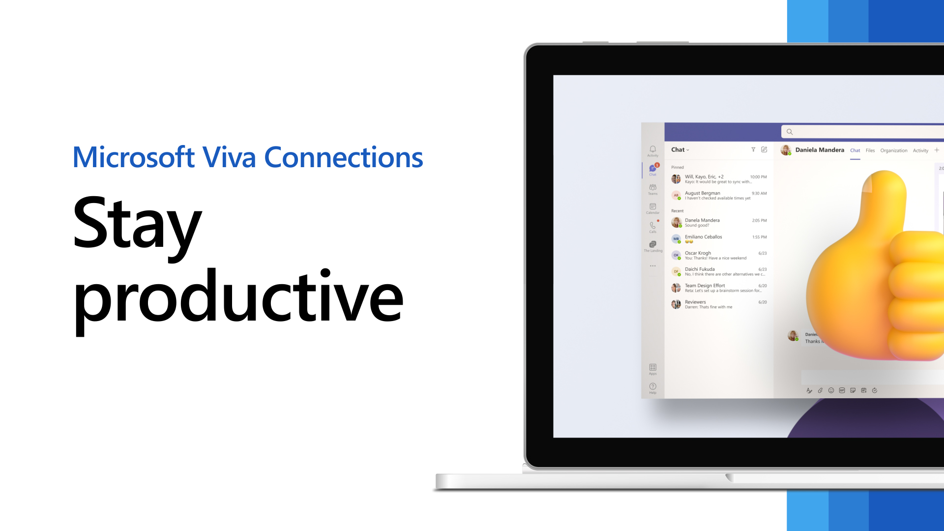 Viva Connections Microsoft Team: Viva Connections Microsoft Team cung cấp một nền tảng nội bộ để kết nối đội ngũ của bạn một cách dễ dàng và hiệu quả. Khám phá các tính năng tiên tiến và tạo ra không gian làm việc tăng cường động lực, tăng cường sự kết nối và cải thiện hiệu suất làm việc của đội ngũ của bạn.