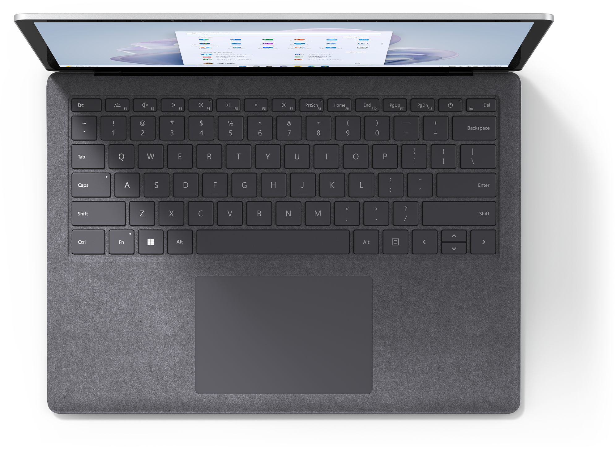Replacement Keyboard for Surface Laptop 5 - 13.5", Platinum Alcantara