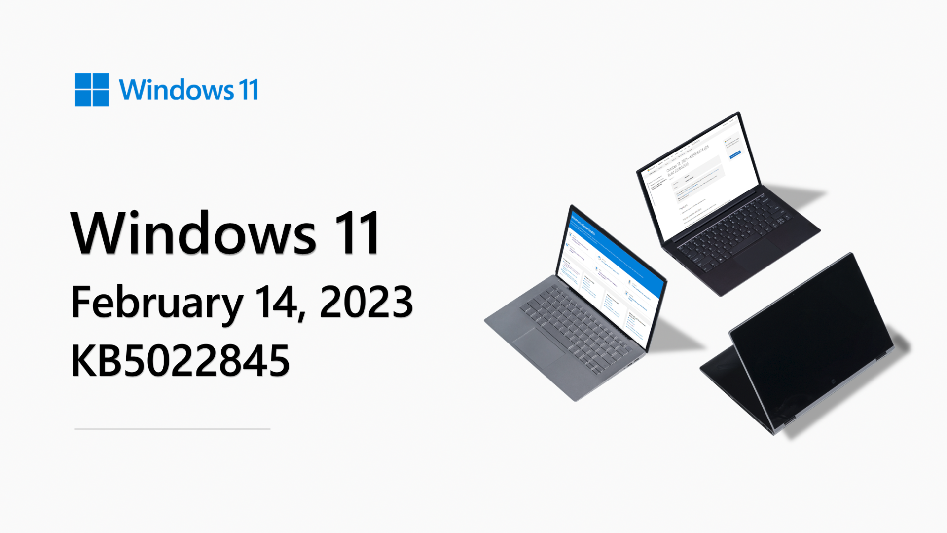 2023 年 2 月 14 日 — KB5022845 (OS ビルド 22621.1265) - Microsoft