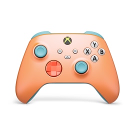 Front view of the Xbox Wireless Controller – Sunkissed Vibes OPI Special Edition.