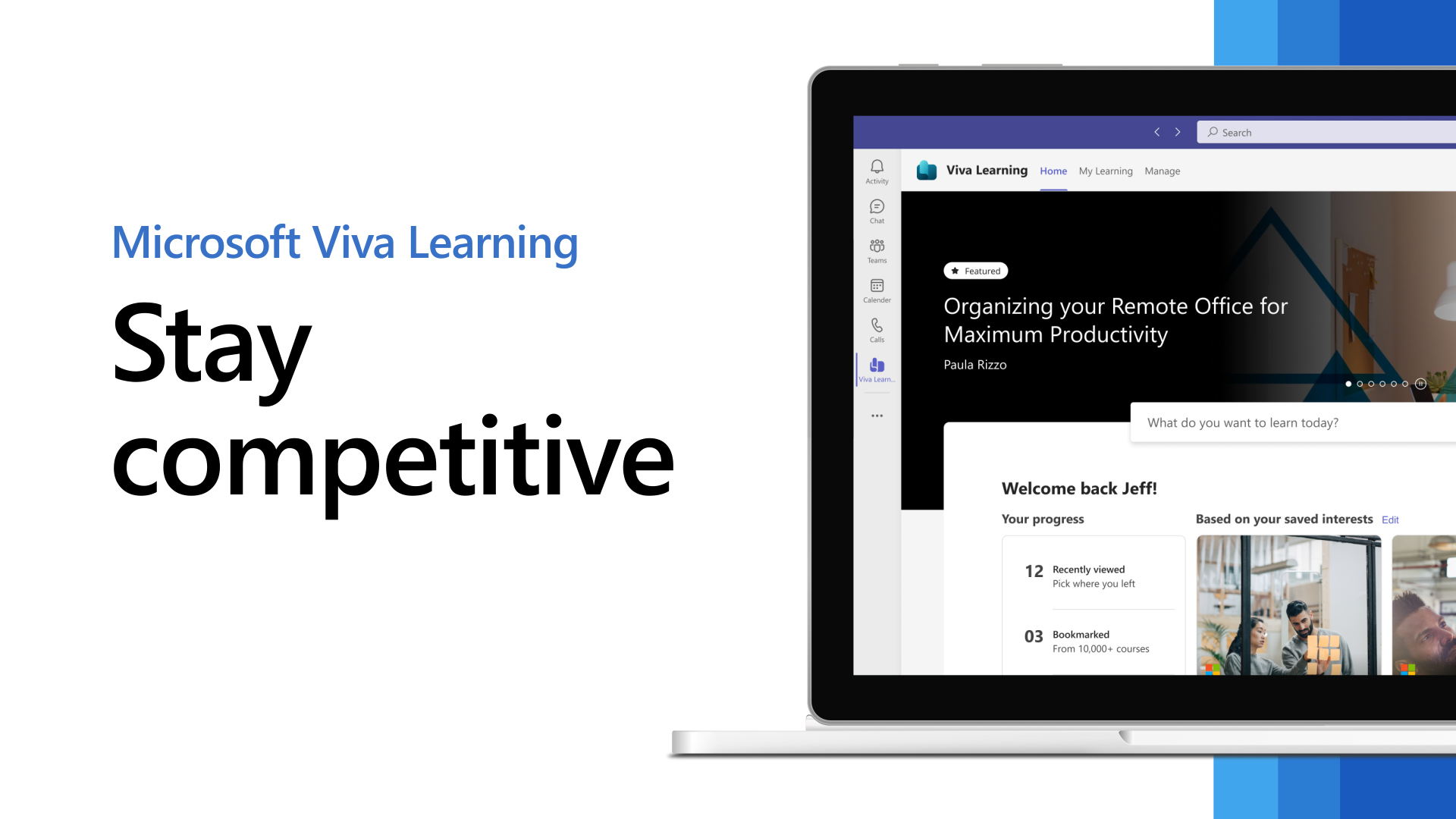 Khám phá hình ảnh của Viva Learning, Microsoft để tìm hiểu những giải pháp và công nghệ tiên tiến nhất trong lĩnh vực học tập và đào tạo, giúp bạn thành công trên con đường sự nghiệp.