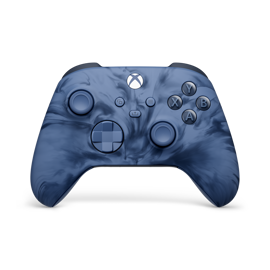 Front view of the Xbox Wireless Controller – Stormcloud Vapor Special Edition.
