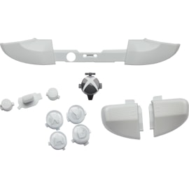 Hybrid overhead/exploded view of Replacement Buttons for Xbox Elite Wireless Controller Series 2 (White)
