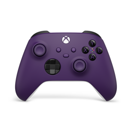 Front view of the Xbox Wireless Controller – Astral Purple.