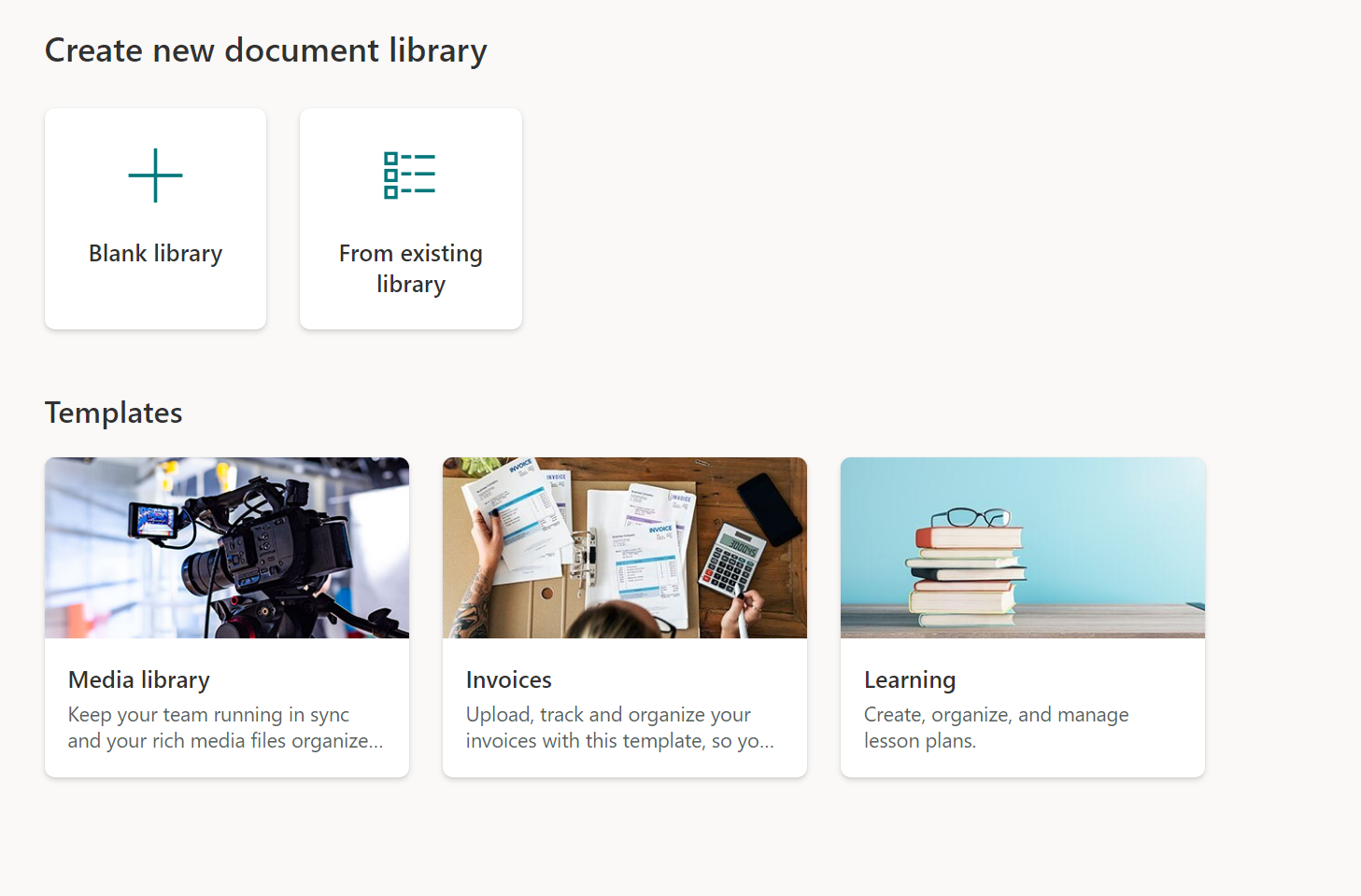 nieuwe documentbibliotheek