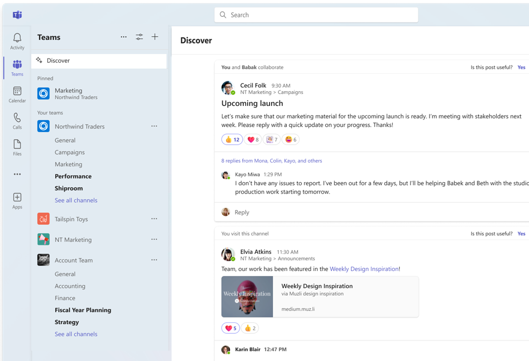 Microsoft Teams: Discover Feed in Channels - M365 Admin