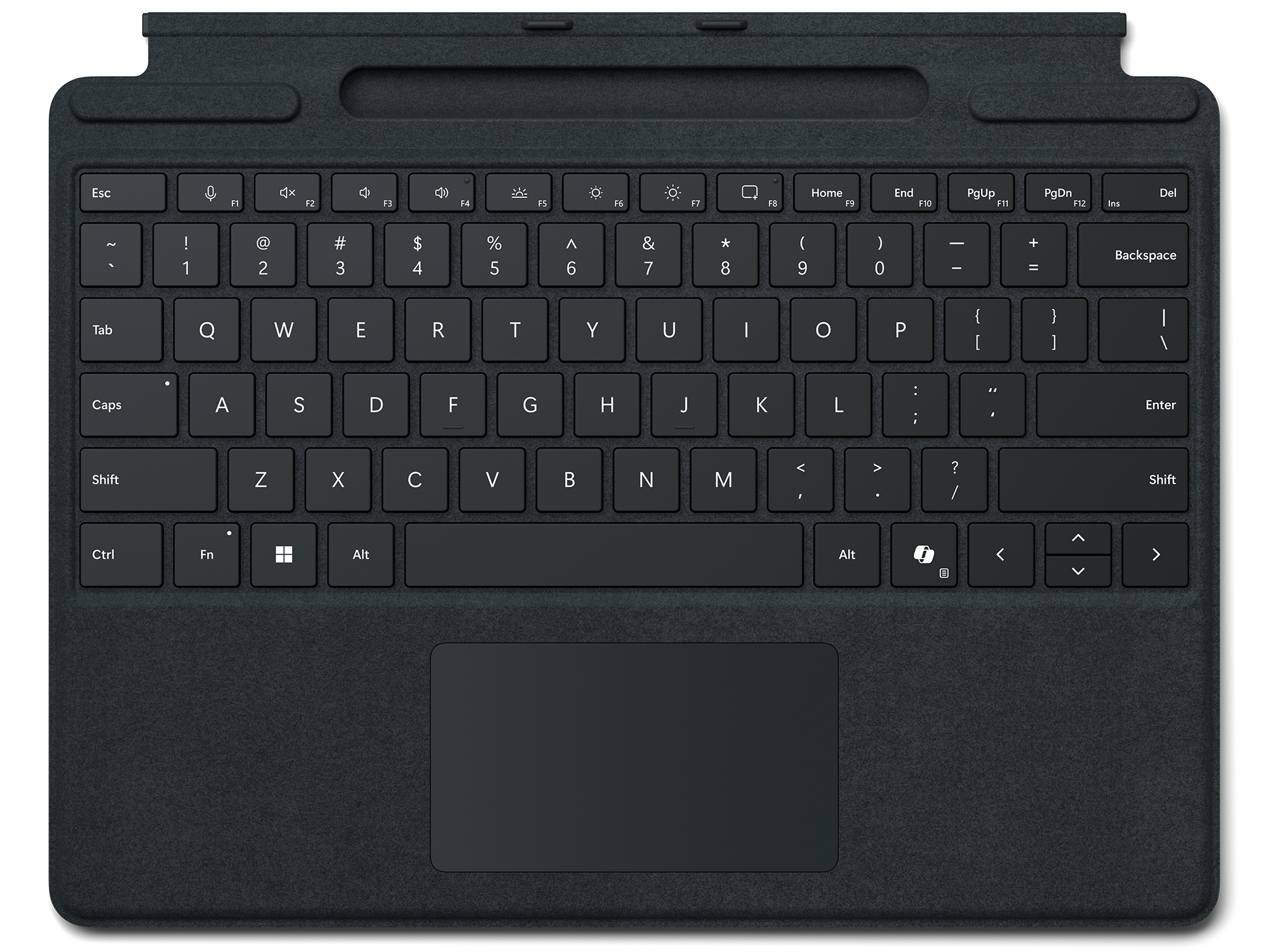 法人向け Surface Pro キーボード（ペン格納トレイ付き） (ブラック)