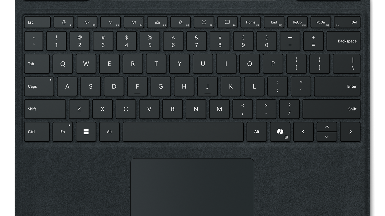 Surface Pro Keyboard with pen storage for Business