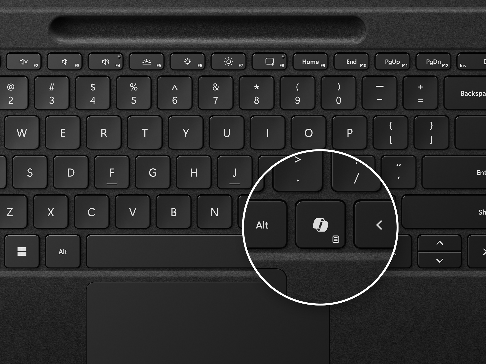 法人向け Surface Pro フレックス キーボード（ペン格納トレイ付き） - 着脱式ワイヤレス キーボード カバー | Microsoft  Store 日本