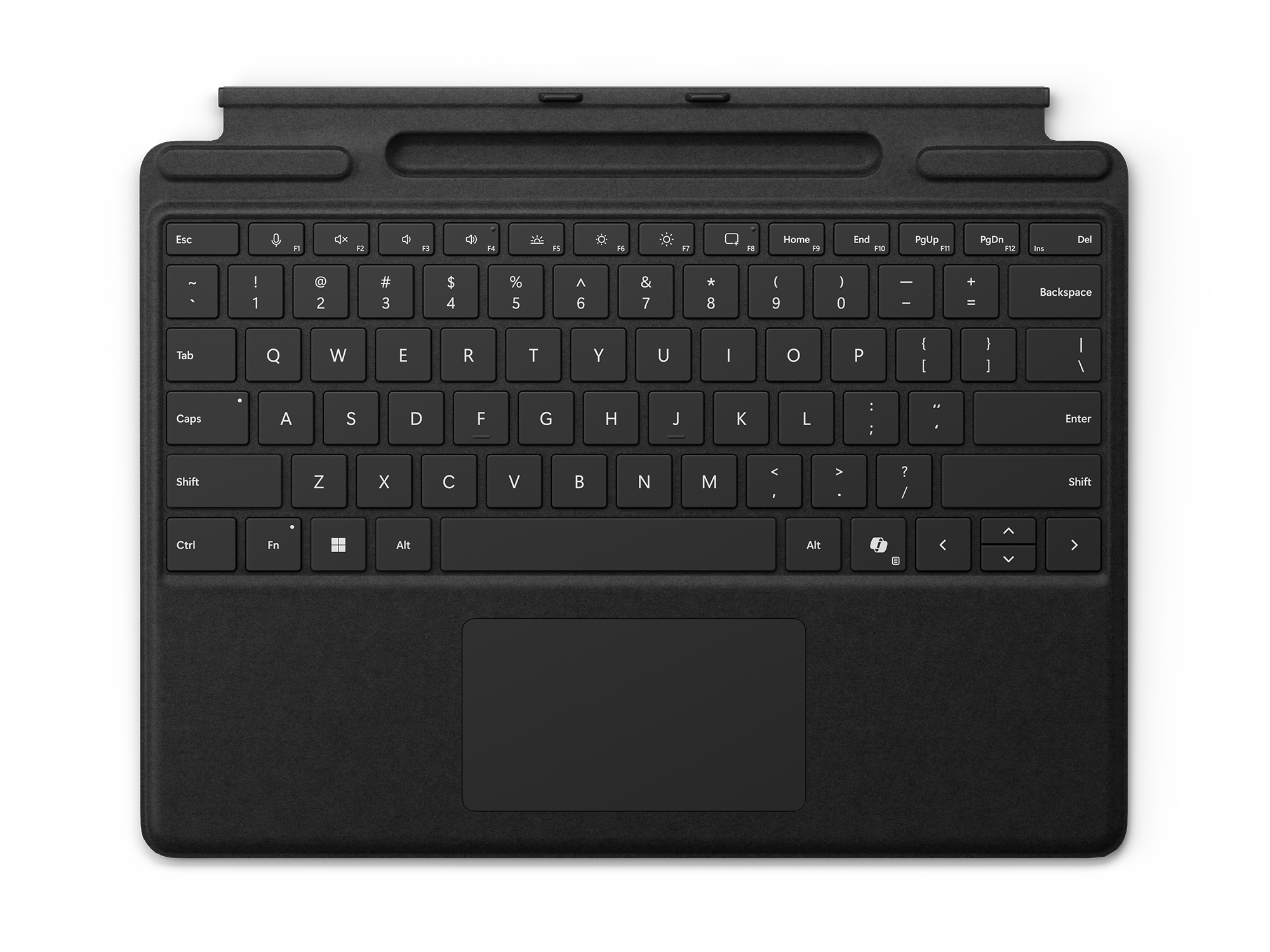Surface Pro-toetsenbord met penopslag - Zwart