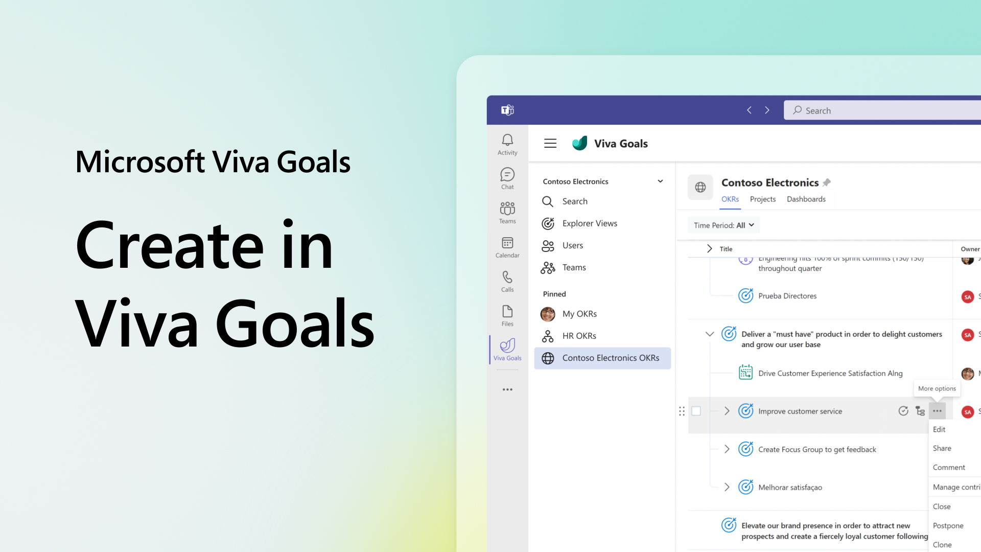 Microsoft  Viva Goals  MSPortal