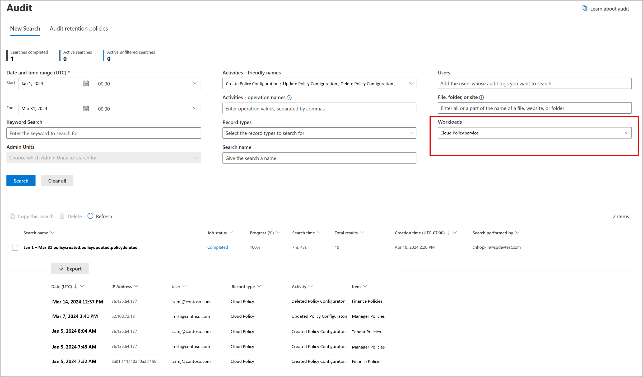 Microsoft Purview compliance portal