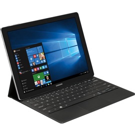 Samsung Galaxy TabPro S & Keyboard Tablet- angled right  