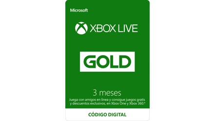 Recuerdo retirada Detectar Comprar Membresía Xbox Live Gold (código digital): Microsoft Store es-CO
